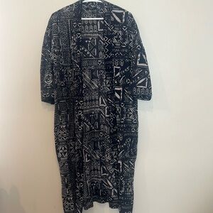 Madewell Inkspell Indigo Kimono Jacket size xs/s